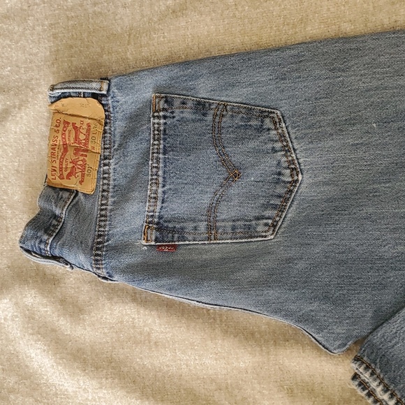 Levis 501  blue highrise button fly  jeans size 30 - Picture 2 of 16